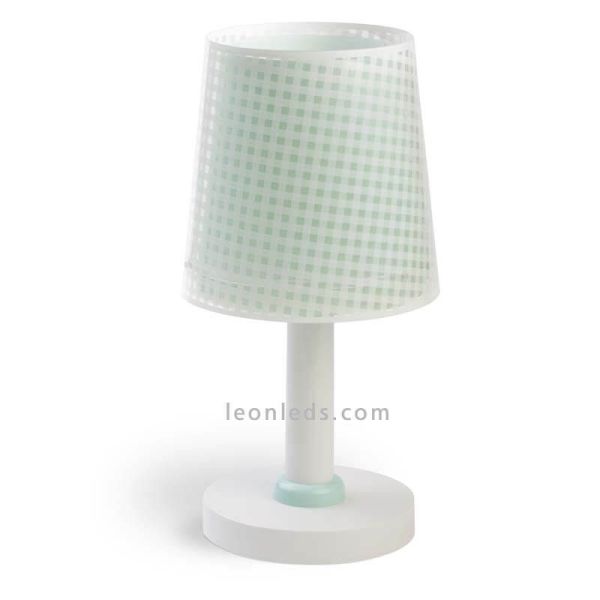 Lámpara de sobremesa infantil verde serie Vichy de Dabler | LeonLeds Lighting