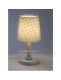 Lampe de table verte pour enfants série Vichy par Dabler | Éclairage LeonLeds