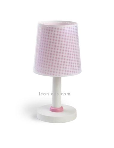 Lámpara de sobremesa rosa serie Vichy de Dalber | LeonLeds Lighting