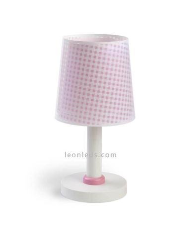 Lampe de table rose série Vichy de Dalber | Éclairage LeonLeds