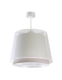 Lámpara de techo infantil Beige serie Vichy de Dalber 80222B | LeonLeds Lámparas Infantiles