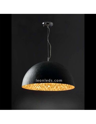 Deckenlampe Magma Schwarz und Gold...