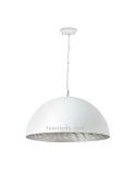 Lámpara de techo Magma Blanca y Plateada Faro Barcelona 28398