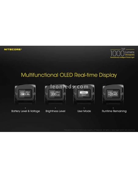 Nitecore TUP 1000 Lumens