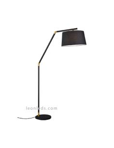 Lámpara de pie Negra y Dorada Tracy