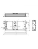 Dimensiones de Caja Elimina fallos LED LM07