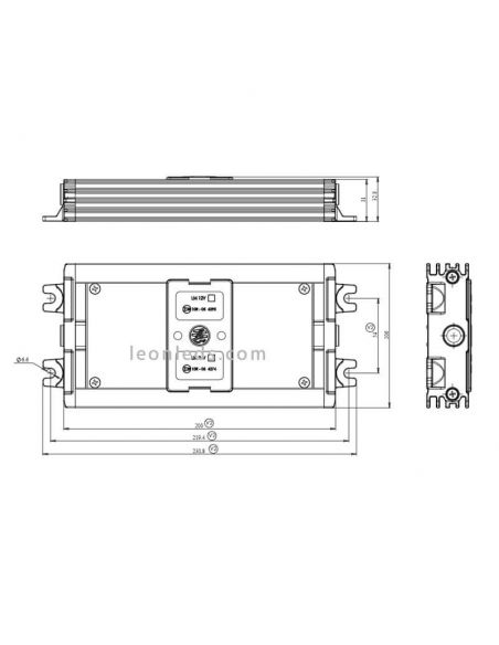 Dimensiones de Caja Elimina fallos LED LM07