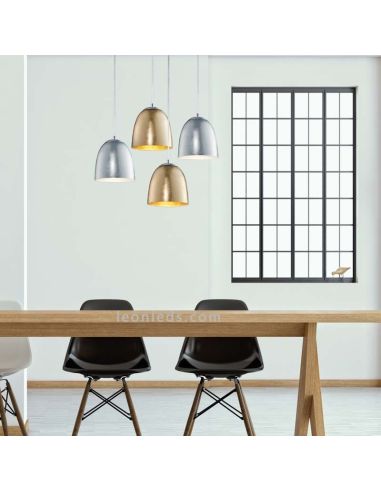 Candeeiro de teto Ontario dourado...