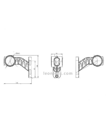 Chifre efeito neon LED por Was 1095 | LeonLeds.com