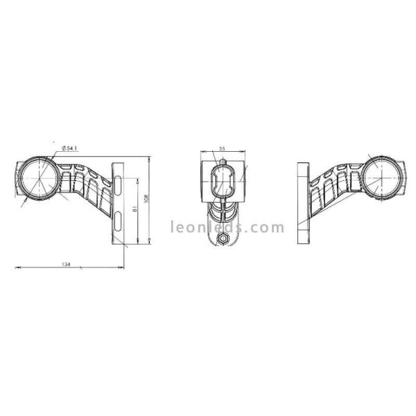 Cuerno LED efecto neon de Was 1095 | LeonLeds.com