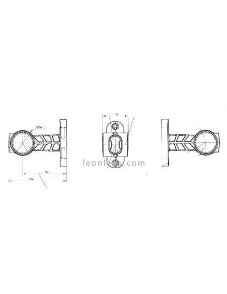 Cuerno corto led para camión efecto Neon de Was | LeonLeds.com