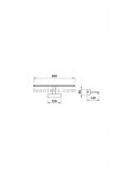 Dimensiones Alumbra cuadros LED moderno 6380