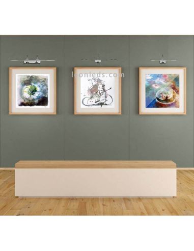 Éclairage de tableau LED Paracuru Cuir