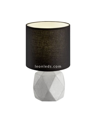 Candeeiro de mesa Cimento e Black Pike R50831002