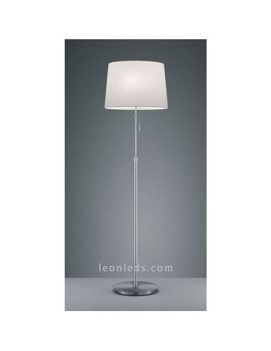 Lampadaire Lyon Nickel mat
