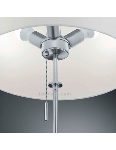 Lámpara de Pie clásica Níquel mate Trio Lighting