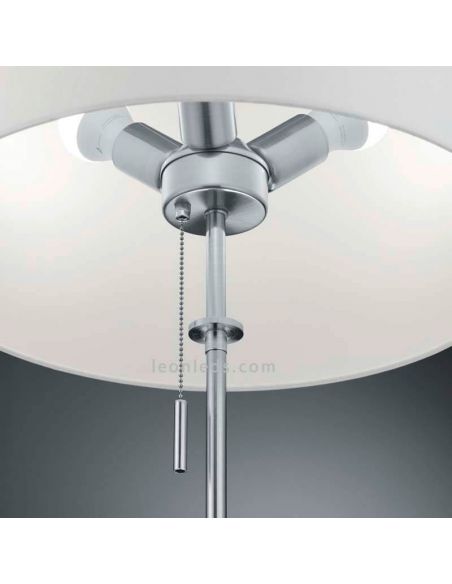 Lámpara de Pie clásica Níquel mate Trio Lighting