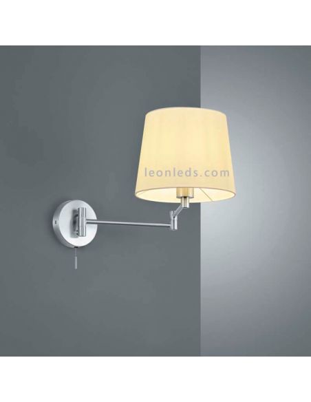 Aplique de pared con interruptor de cadena Lyon Trio Lighting