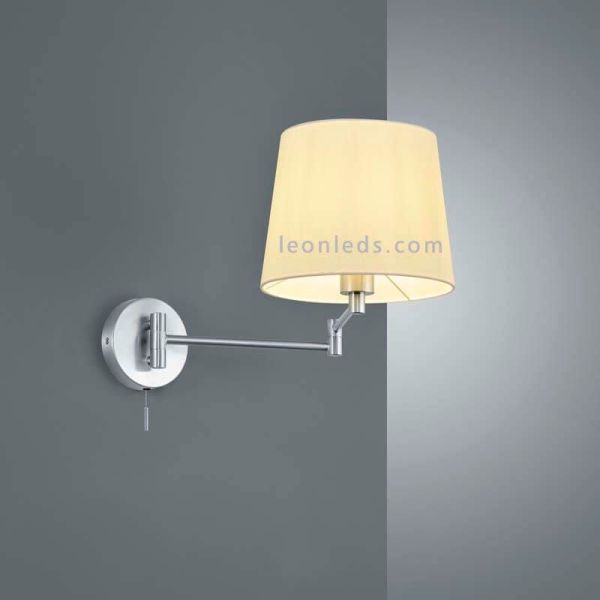 Aplique de pared con interruptor de cadena Lyon Trio Lighting
