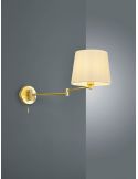 Aplique con interruptor Lyon de color Bronce Mate