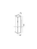 Aplique de exterior de cristal 6492 Mantra