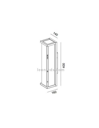 Aplique de exterior de cristal 6492 Mantra