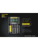 Nitecore UMS4 cargador de 4 ranuras LCD