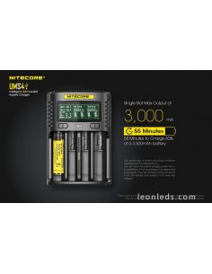 Nitecore UMS4 cargador inteligente Nitecore 4 ranuras 2