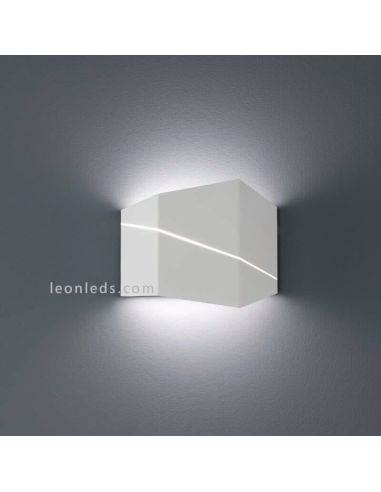 Dimensiones de Aplique LED metálico blanco