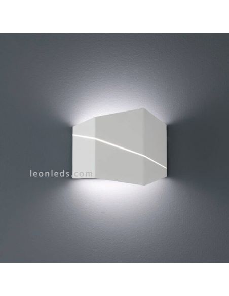 Dimensiones de Aplique LED metálico blanco