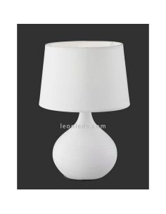 Candeeiro de mesa branco Martin Trio Lighting 2