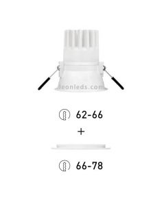 Troque S Branco 6W Dim para Quente 3000K-1800K ArkosLight | leonleds.com 2