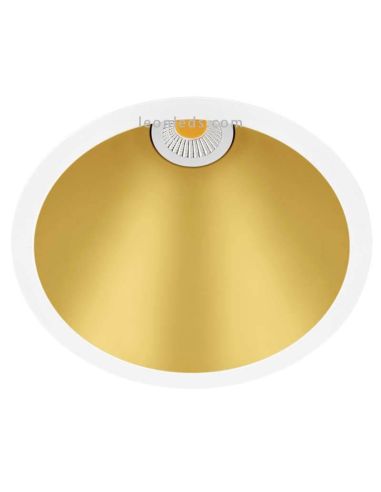 Swap LED Downlight 7.5W Arkos Light Design embutido Branco Laranja Dourado Preto Mate | leonleds