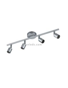Regleta de 4 focos orientables serie Titán TrioLighting