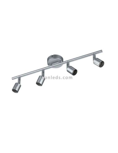 Regleta de 4 focos orientables serie Titán TrioLighting