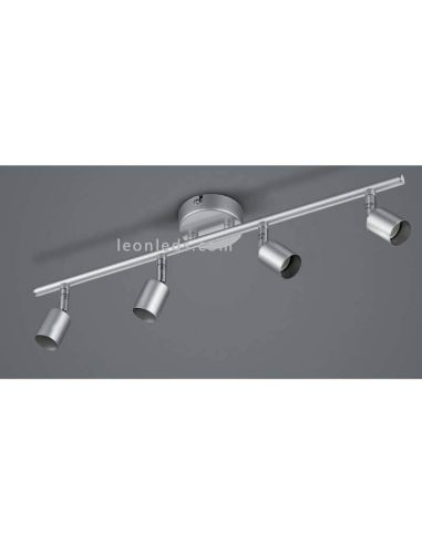 Regleta de 4 focos orientables titán serie Paris Trio Lighting