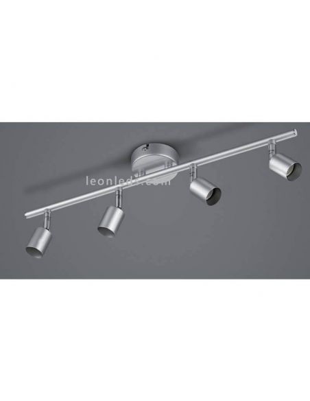 Regleta de 4 focos orientables titán serie Paris Trio Lighting