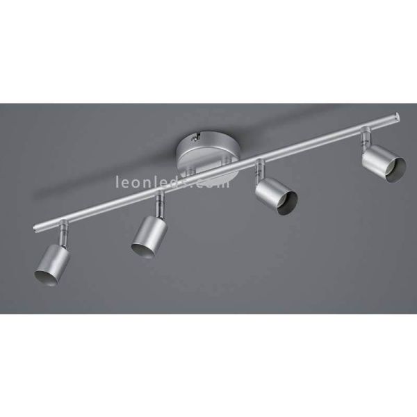 Regleta de 4 focos orientables titán serie Paris Trio Lighting