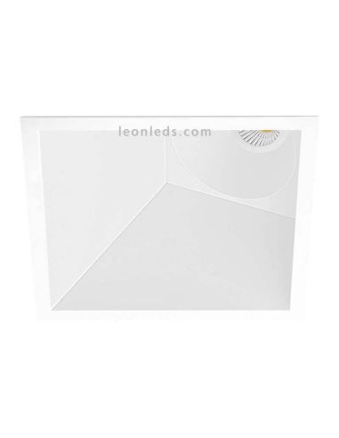 Downlight Led SWAP Cuadrado 7W Square Blanco Naranja Dorado Gris Negro Mate Empotrable corte Cuadrado Asimétrico | LeonLeds