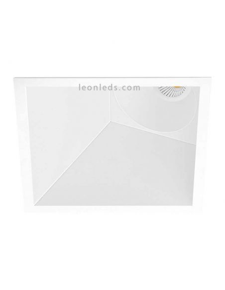 Downlight Led SWAP Cuadrado 7W Square Blanco Naranja Dorado Gris Negro Mate Empotrable corte Cuadrado Asimétrico | LeonLeds