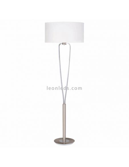 Candeeiro de chão níquel mate paris II Trio Lighting