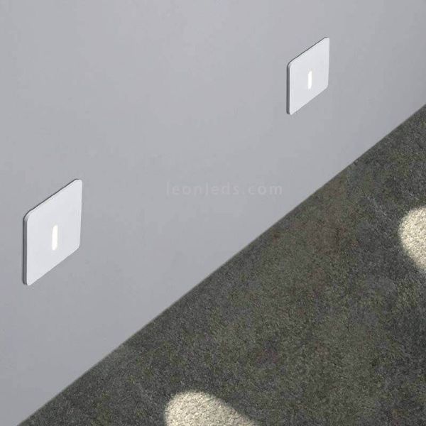 Baliza LED empotrable cuadrada