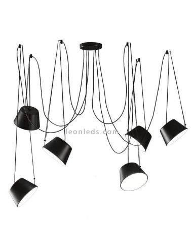 Lámpara de techo 6 luces Sento FM Iluminación