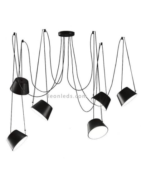 Lámpara de techo 6 luces Sento FM Iluminación