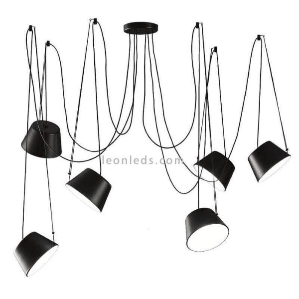 Lámpara de techo 6 luces Sento FM Iluminación