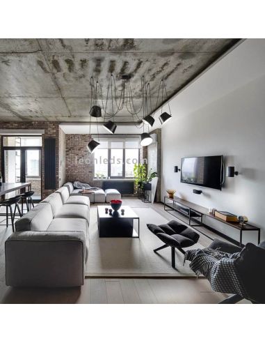 Plafond Environnement 6 Lumières Sento FM Lighting