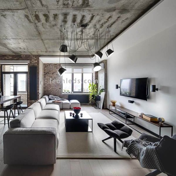 Plafond Environnement 6 Lumières Sento FM Lighting