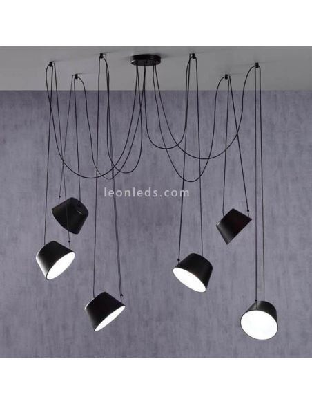 Lámpara de techo 6 Luces Sento FM Iluminación