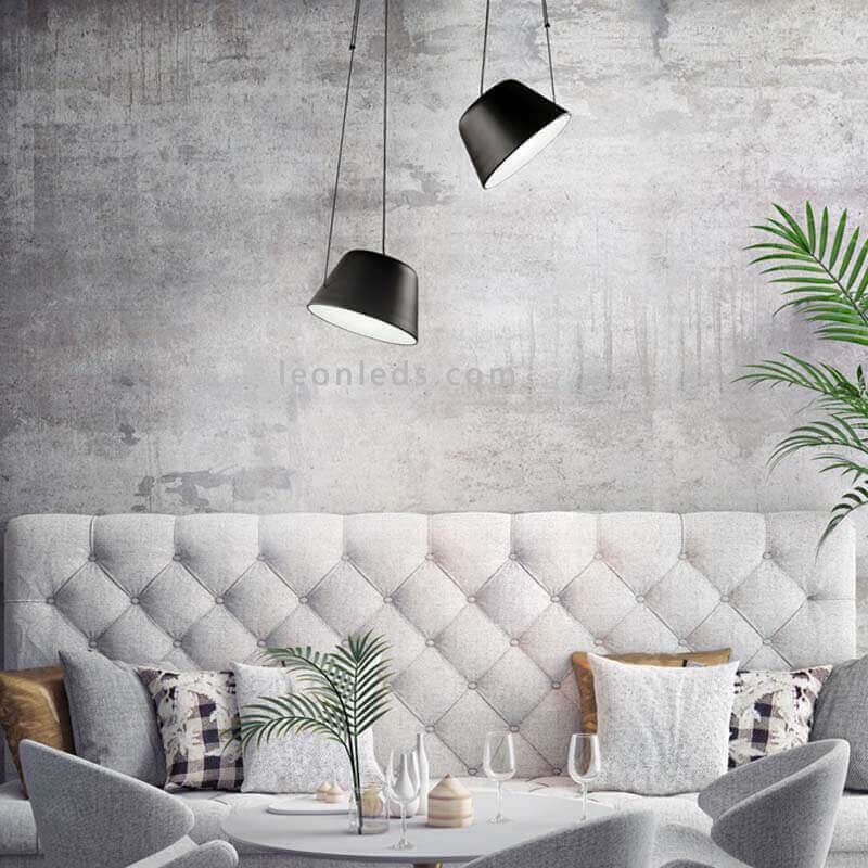 Lámpara de techo con enchufe Sento FM Iluminación | Ⓡ LeonLeds.com