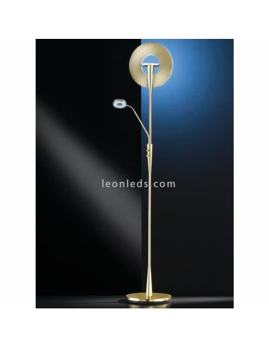 Lámpara de pie LED quebec bronce mate